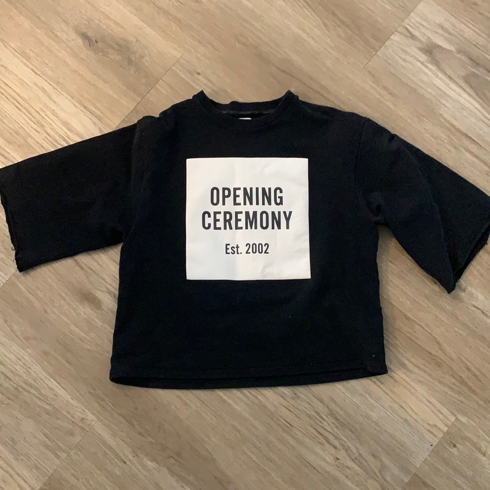 Opening Ceremony Short Sleeve Logo Cut-off